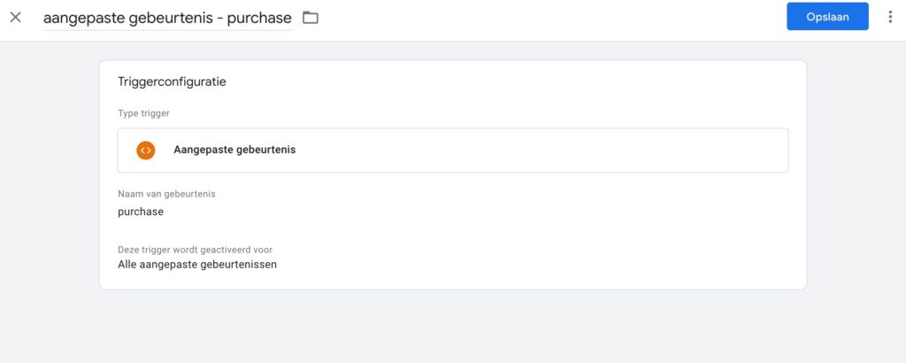 enhanced conversions - trigger aangepaste gebeurtenis in GTM